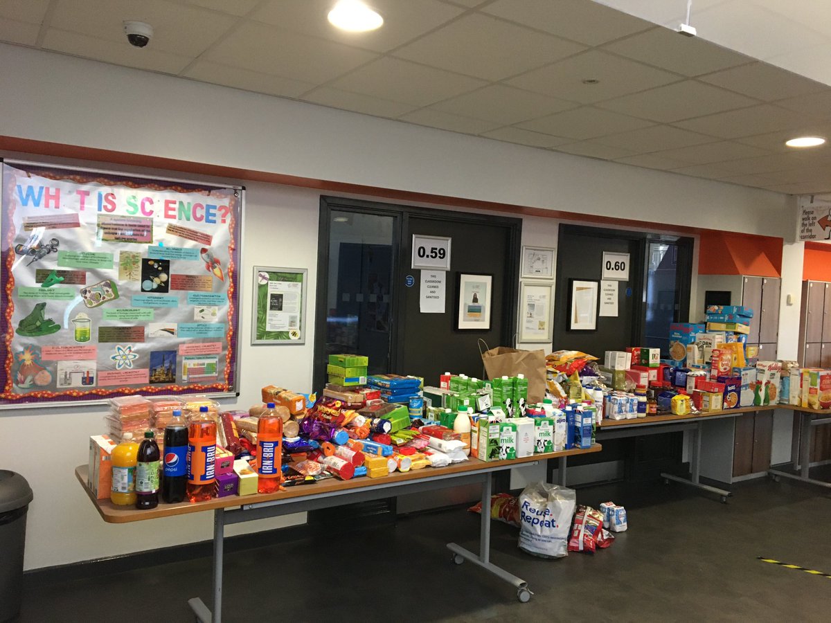 BreezerK12's tweet photo. Overwhelmed by the generosity of our staff, family and friends with their donations for our food bank for our vulnerable students. Thank you so much xx ❤️. Food parcels have been made up today and will be collected by families tomorrow xx 😘#Dixonskings https://t.co/0IQh4mopqy