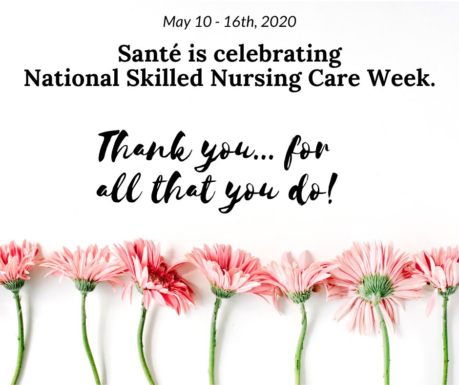For all they do... our skilled nurses earn their recognition and our utmost appreciation every day.  Thank you!
#skillednursingfacility #santecares