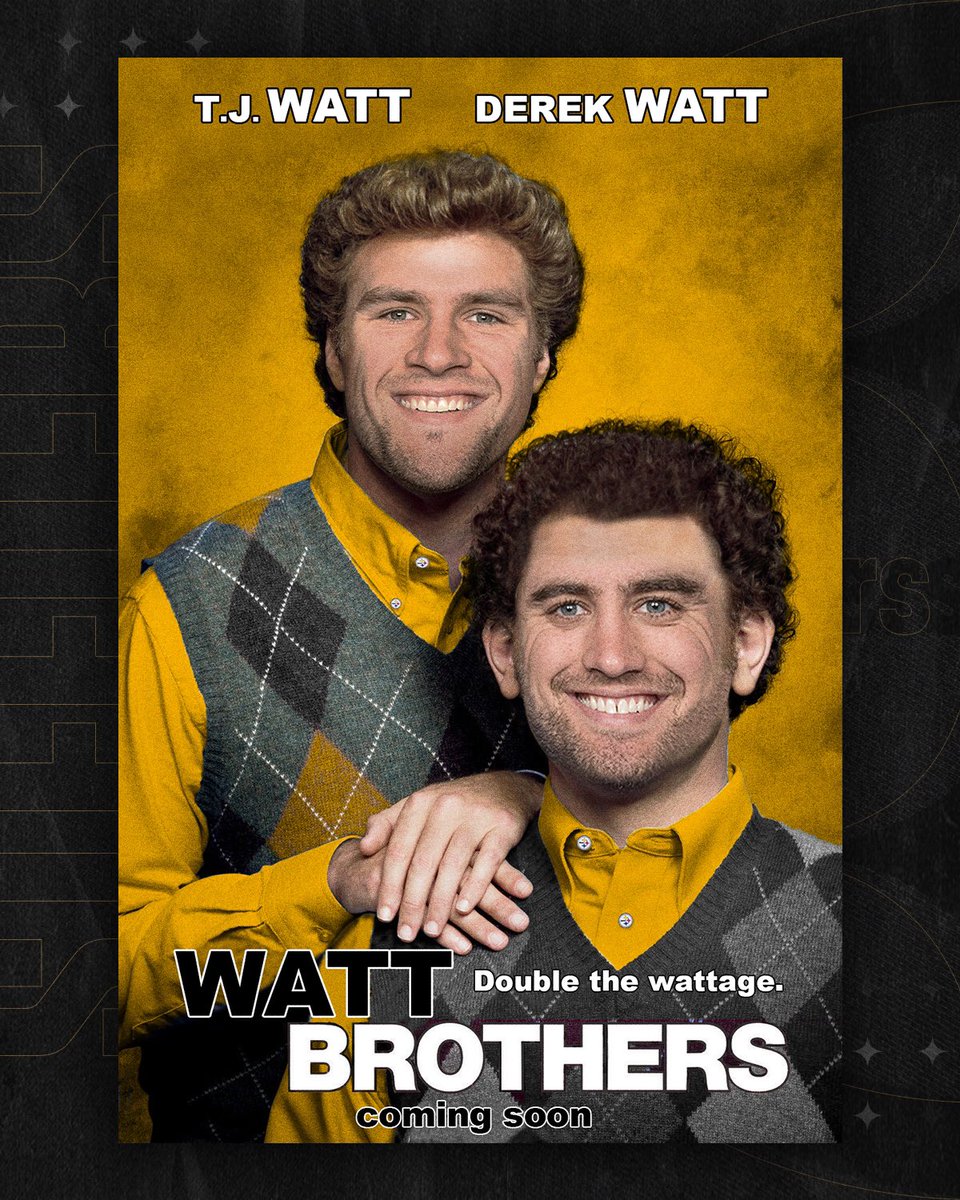 steelers's tweet photo. We’ve already posted this but we saw a lot of tweets for Step Brothers 🤷‍♂️ https://t.co/iHUCW1o6BG