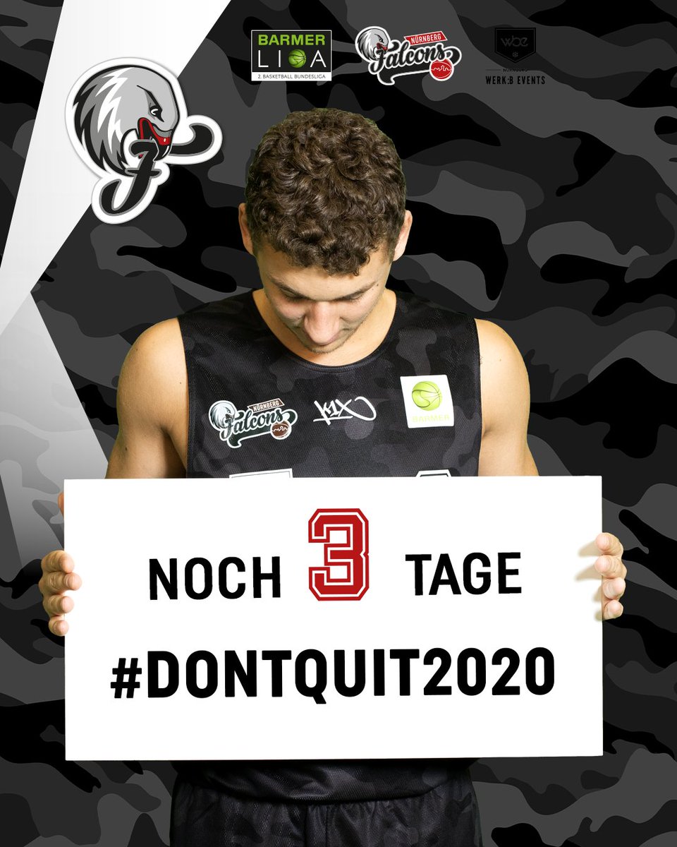 nue_falcons's tweet photo. #noch3 Hier geht's zu den Supporter-Tickets ➡️ https://t.co/Iqj2W575ME #dontquit2020 🏀❤️ https://t.co/6rwXkPpP7x