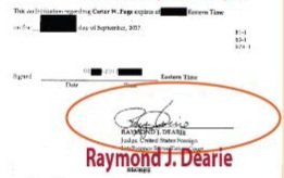 CovPepe19's tweet image. #Dearie
#FISAWarrant Signature