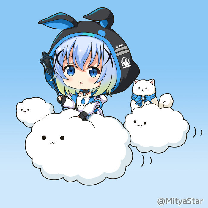 香風智乃 ,ティッピー 「もくもくもくようび～ リプラビ チノちゃん ☕?? 」|みーちゃ 🌠のイラスト