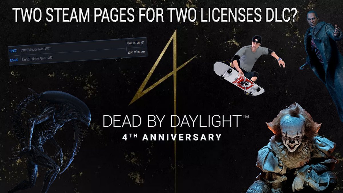 Leaksbydaylight Dead By Daylight Leaks More Two Pages Of Deadbydaylight Were Added Simultaneously In The Steam Database Two Chapter Licenses In A Row Or Chapter 16 Will