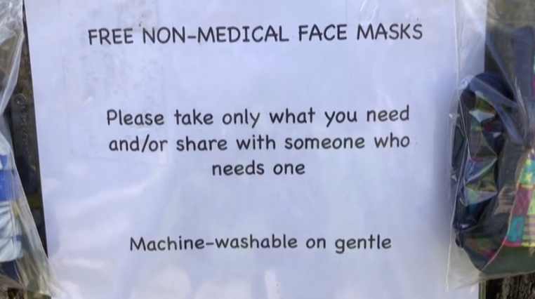 SpectrumNews1WI's tweet photo. In these trying times, community is everything.
People all around #Wisconsin are offering up free masks to others who may need one.
Share your videos, photos or notes of positivity and gratitude using #OneWisconsin https://t.co/hKyOKQHMay