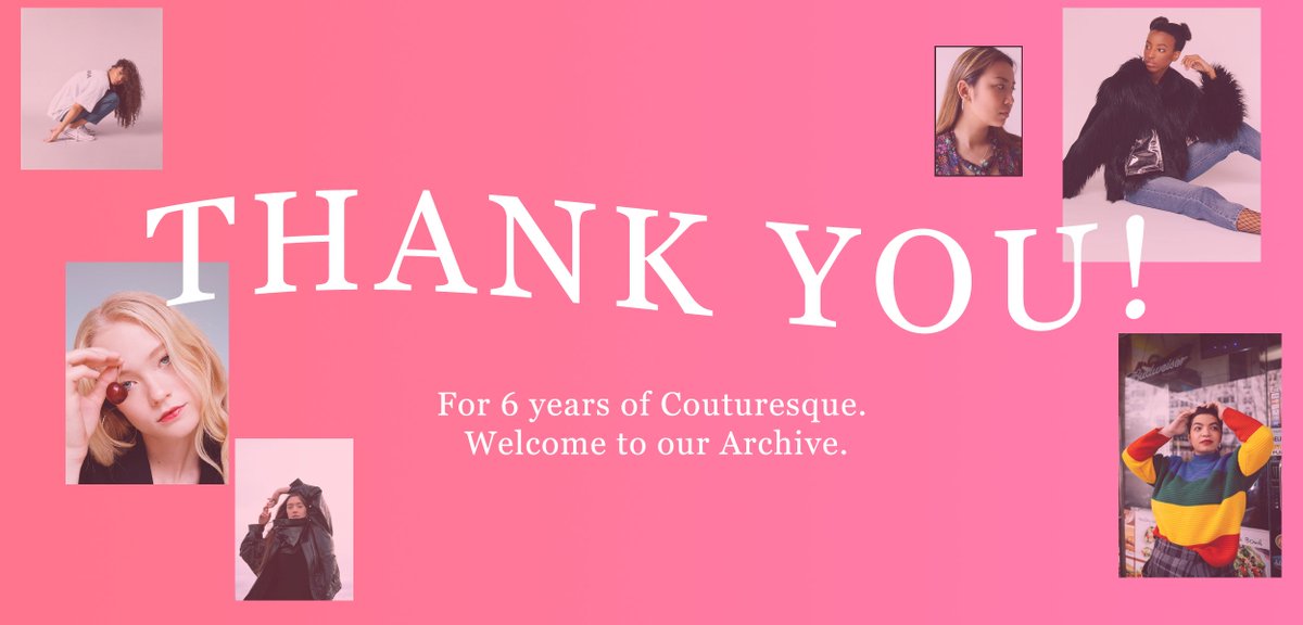 Today marks the end of an era. Thank you for six wonderous years. Read our farewell: couturesquemag.com/single-post/ED…