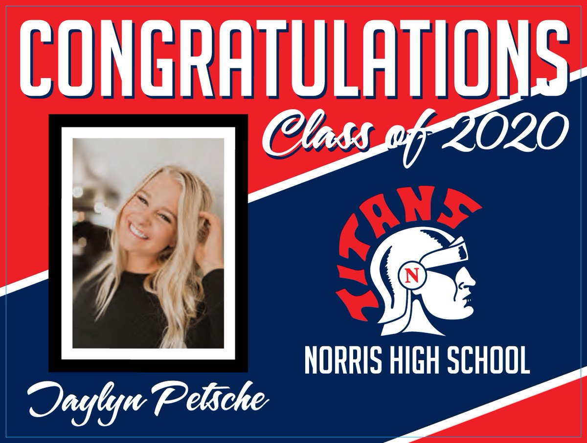 Senior Spotlight: Taylyn. This psychology major's "mind" is all made up, high school was "memorable, encouraging, and exciting." Her advice? "Don't take your senior year for granted. Enjoy every second, it was the best 8 months of my life." Congrats, Taylyn! #NorrisTitans2020