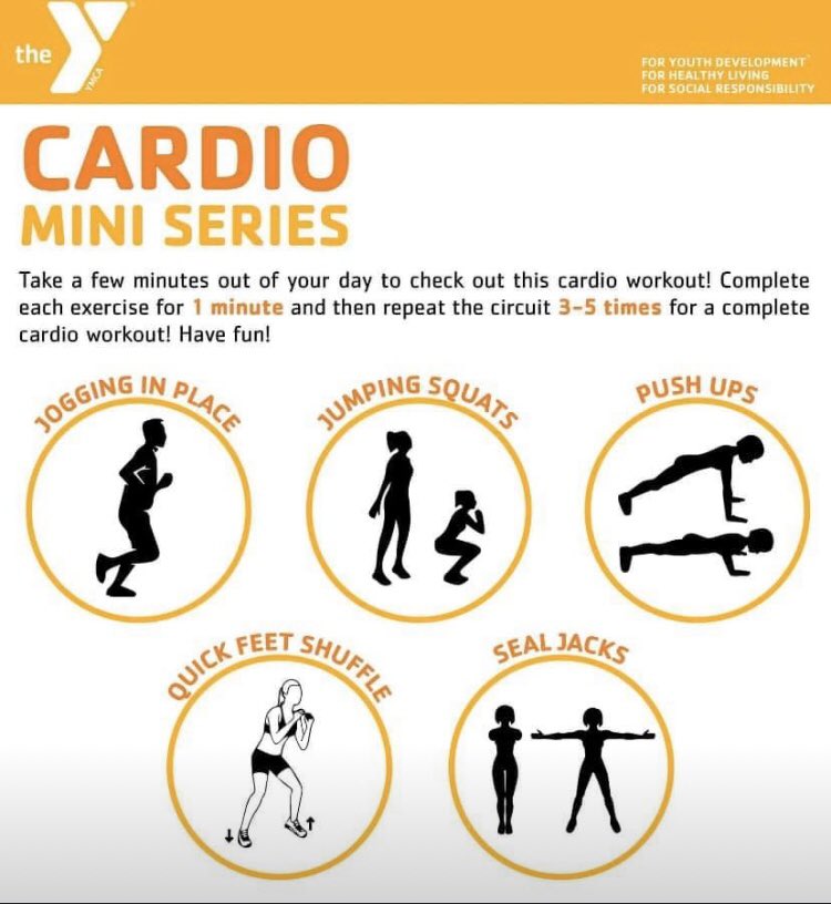 YMCAGBC's tweet photo. Let’s go!!! Home workouts! You can do it @YMCAGBC @ymca @NJ_Sports https://t.co/FRTYSsNeFs