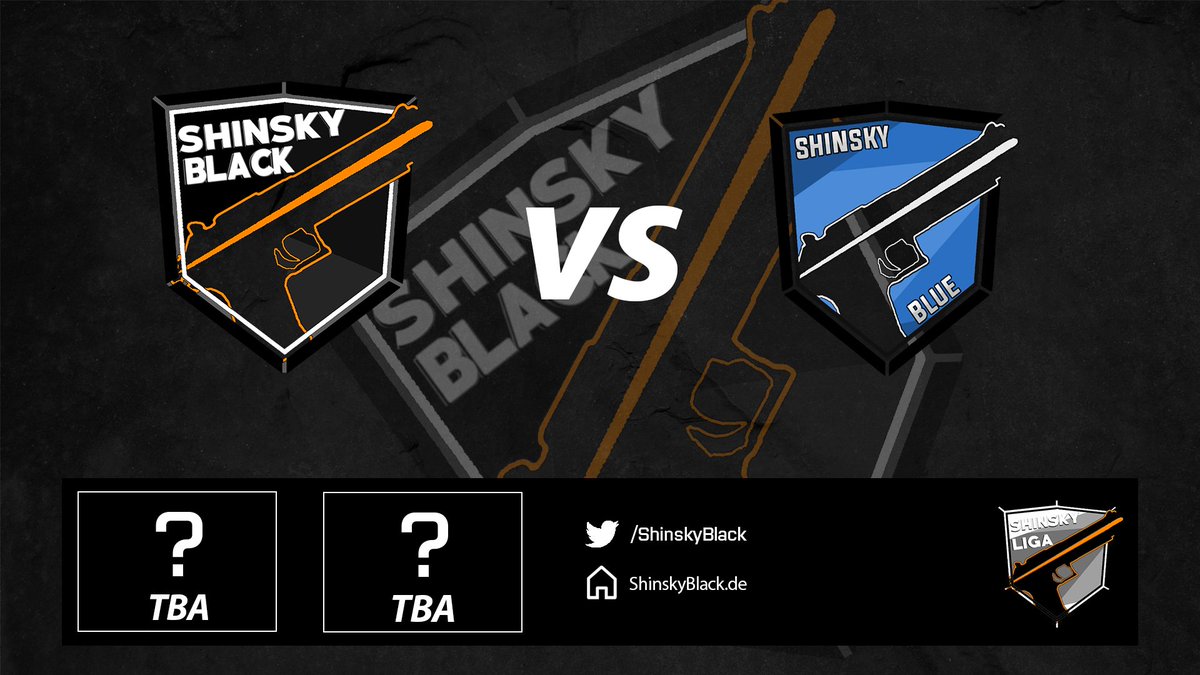 Dracherwache's tweet photo. Als Nachholspiel des zweiten Spieltags geht es für uns heute (14.05.2020) gegen #ShinskyBlue.
Im "Derby" der ShinskyLiga geht es um den ersten Platz in der Division 1. Dieses Spiel wird live von @MrEmoKuchen auf https://t.co/Vf6gPCQFND ab ca. 19:45 übertragen.
#GoShinskyBlack https://t.co/ejExeWpAzh
