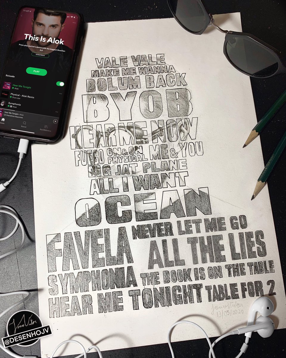 joaodosnerds's tweet photo. Fiz esse desenho com todas as minhas musicas favoritas do @alokoficial, sigam la meu instagram @desenhojv
#alok #musicaeletronica #musica #music #hearmetonight #spotify @SpotifyBR #desenho #draw https://t.co/cafrSHYScr