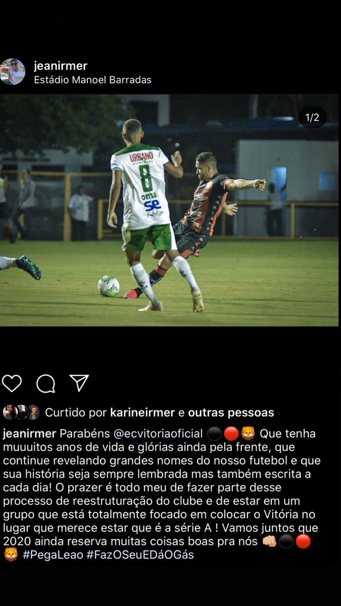 Parabéns pelos 121 anos <a href="/ECVitoria/">EC Vitória</a> 👊🏼🦁⚫️🔴