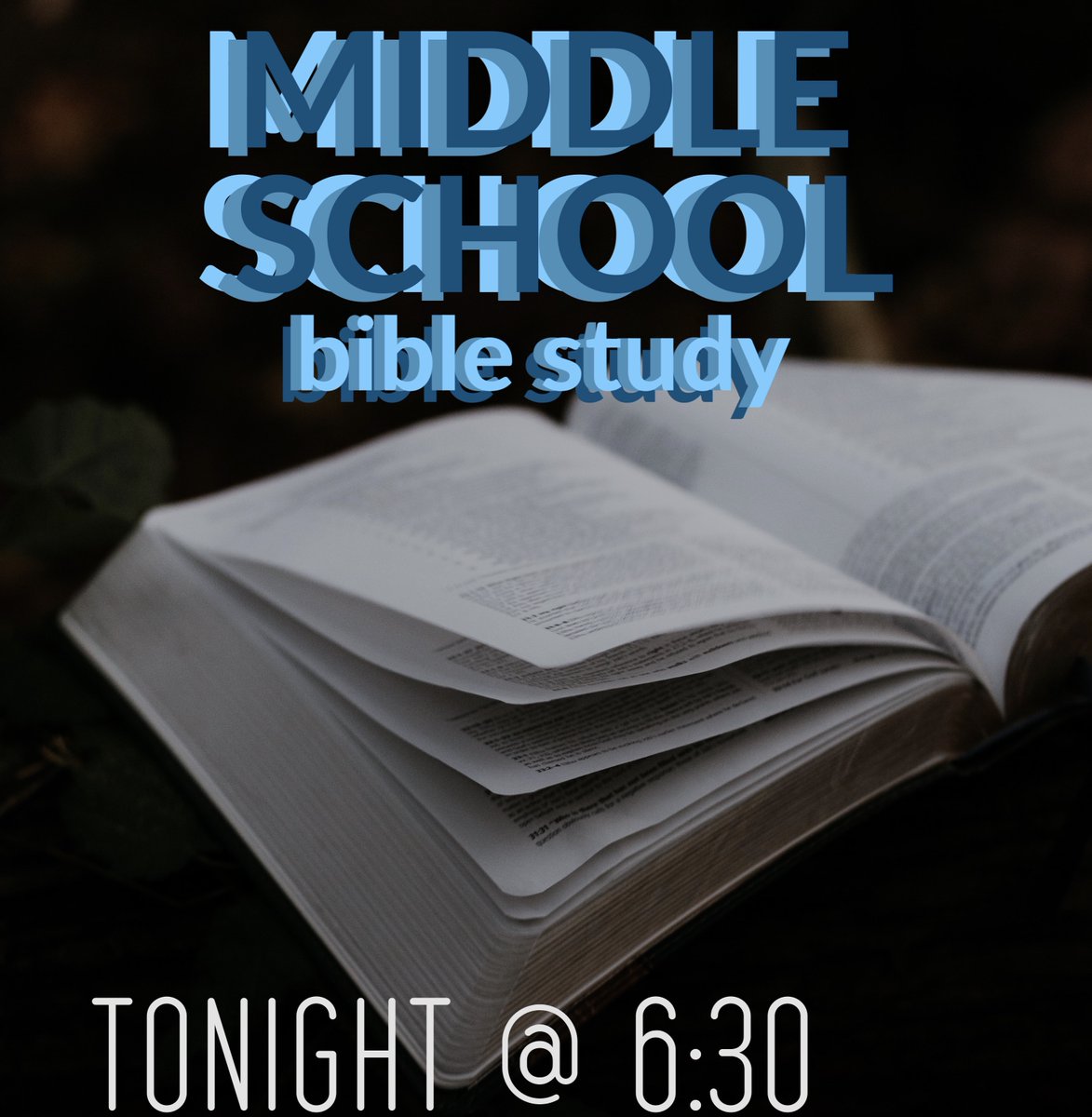 Tonight is Middle School Bible Study taught by high school leaders at 6:30 p.m. find the zoom link here: roswellstudentministry.com/gatherings/mid…