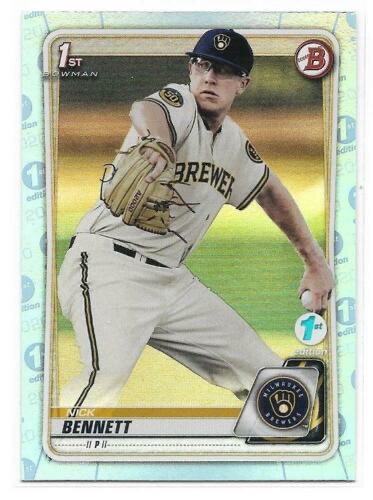 MSMsports's tweet photo. Always exciting when one of our clients gets his 1st @Topps baseball card! The pride of @BigMoeBaseball & @LouisvilleBSB .. CONGRATS @Nickbennett_888 @Brewers ! @wilsonballglove @adidasBaseball #2019draft #msmfamily https://t.co/b50SjWNOcG