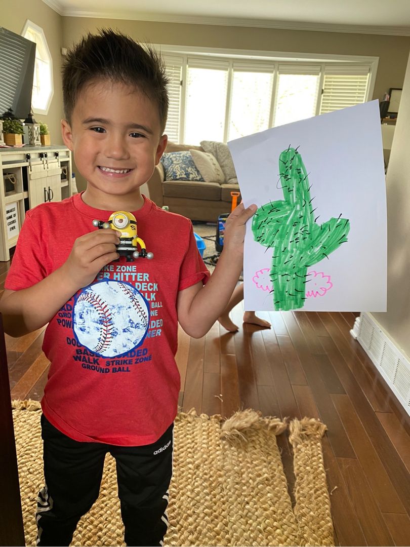 d61lupella's tweet photo. We are busy learning about desert plants and animals! Check out our armadillos and cacti!🌵#d61learns https://t.co/wK7kOnoFJO