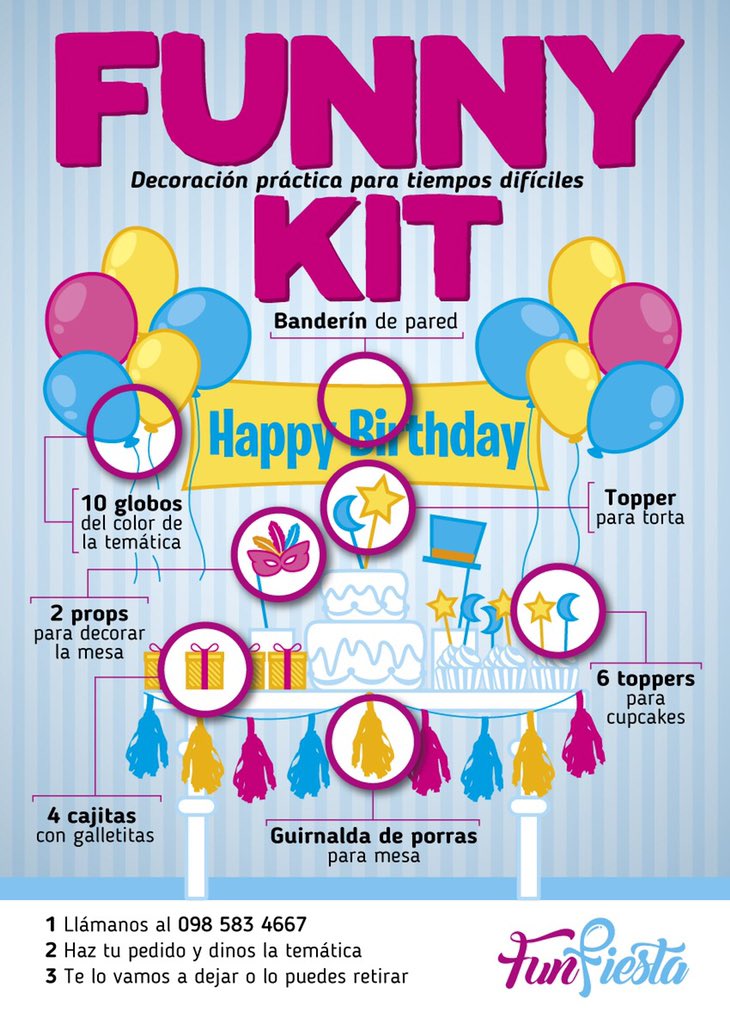 yommyta's tweet photo. Consientes de cómo esta cuarentena ha afectado nuestra economía hemos creado este producto económico y práctico, para que nuestros niños no se queden sin su celebración de cumpleaños o para recompensar su sacrificio en este día del Niño.

@AndresGushmer @pedritoortizjr https://t.co/Y2uYVVKTvC