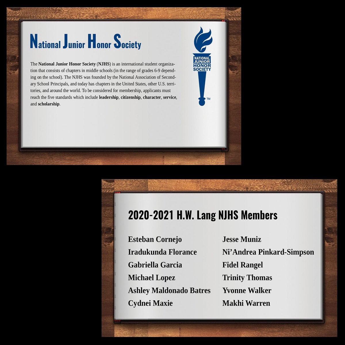 lang_hw's tweet photo. So proud of our new NJHS inductees!! You guys rock...keep up the amazing work!! @dallasschools @nhs_njhs #LangNation https://t.co/mJfAwtHhWd
