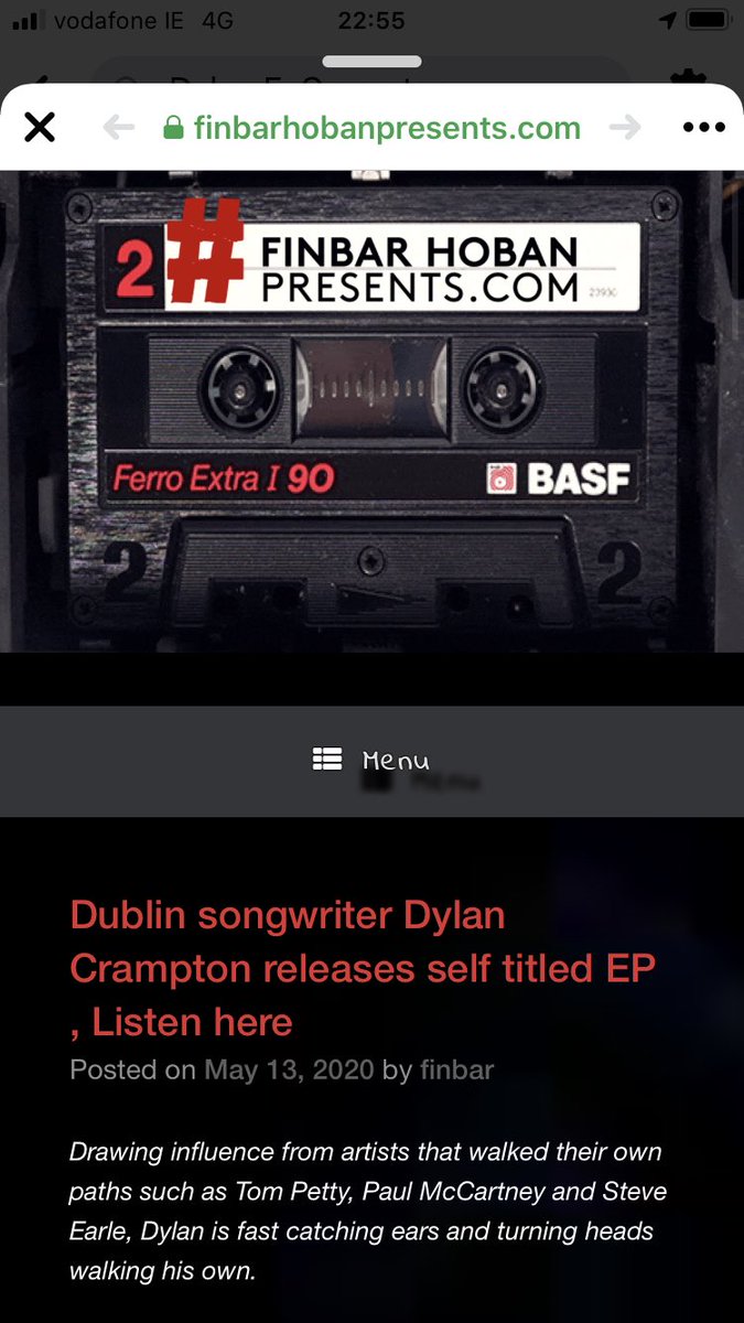 dylane_crampton's tweet photo. Big thanks to @toonmusic for featuring my debut EP in his blog!!❤️🎸🙏 #DEBUT #EP #irishmusic #finbarhoban #dylanecrampton https://t.co/8wpFRPYvII