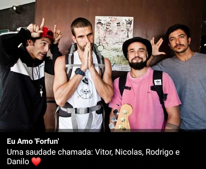 rayzacordeiro_'s tweet photo. @ForfunOficial ahh vocês bem que poderiam fazer uma live para uma legião de fãs que não largam de vocês, somos inimigos do fim de #FORFUN ❤. Mas a questão é uma live, @rodcostamusic @TorviTorvi .
#LiveForfun "Ahh que maravilha ver eu e minha tribo... prevalece o amor ❤🙏🏼 https://t.co/PAz2g4ZJ18