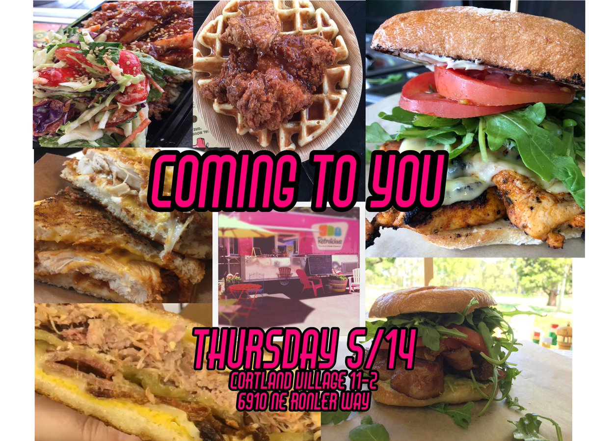 Tomorrow we’ll be seeing up@our #retroeats. Menu @ eatretrolicious.com...