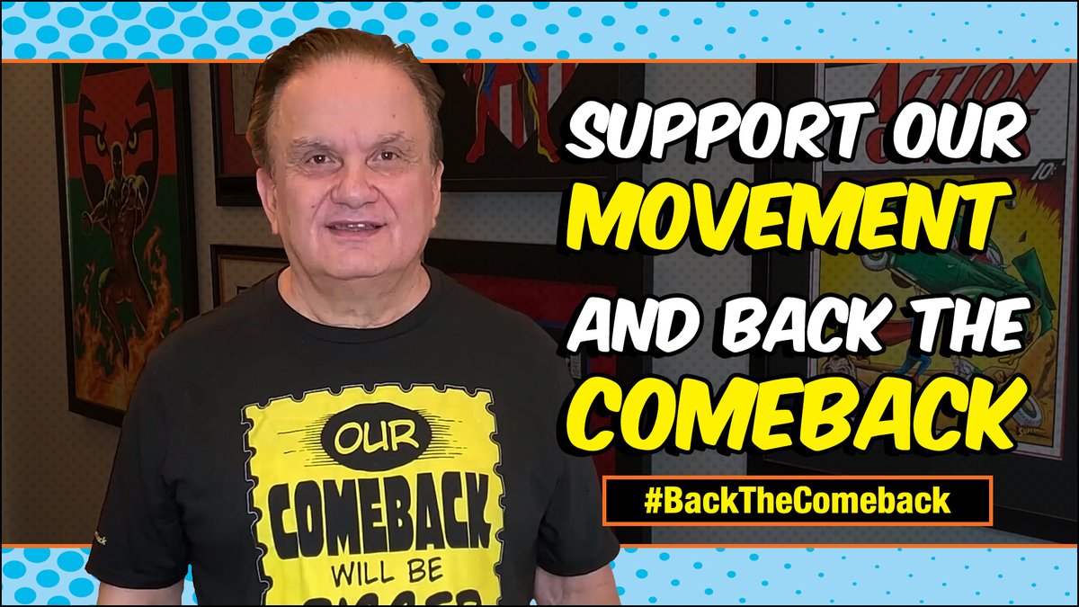 Freecomicbook's tweet photo. We're challenging you guys to #BackTheComeback! Post a picture or a video shouting out your local comic shop and tag 5 friends to do the same!
We want to use this chance to show local comic shops how much they mean to us!
Use #BackTheComeback (Or tag @backthecomeback)! https://t.co/Ozu4PTNT8M