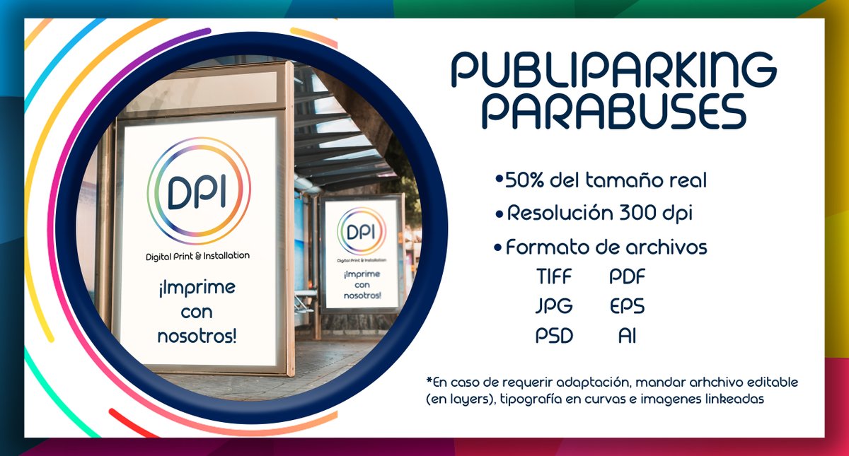 PrintDpi's tweet photo. Si necesitas imprimir, pero aún tienes dudas de como mandar tu archivo, te compartimos los requerimientos para algunos medios. ¡Contáctanos para más información!
#DPI #ImpresiónDigital #Publicidad #PublicidadExterior #Carteleras #Billboard #Vallas #Parabus #PublicidadEnMéxico https://t.co/I3ADEVKkum