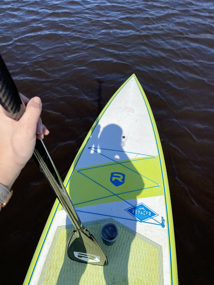 TheCandiceAdams's tweet photo. I substituted my #SnacksChallenge run with a #SnacksChallenge paddle this morning. Pretty sure it was #TBOY cc: @RobinhoodSnacks #LBI https://t.co/xqzEdePigj