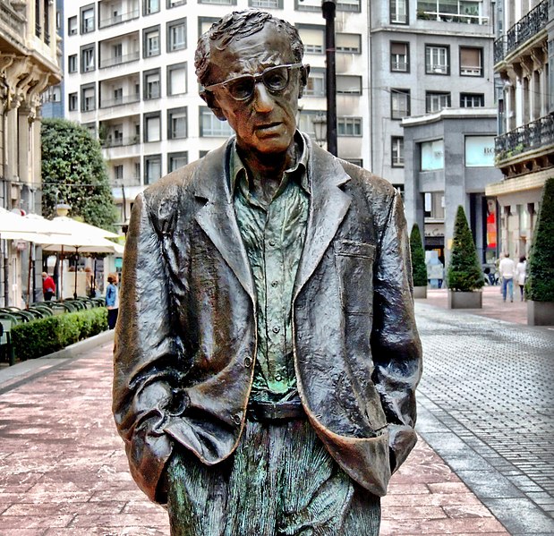 Woody Allen in Oveido, Spain.There better not be any Epstein statues popping up anywhere