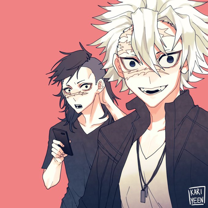 kari🎐CLOUD WALKER webtoonさんがTwitterに投稿した不死川実弥(鬼滅の刃)のイラスト。