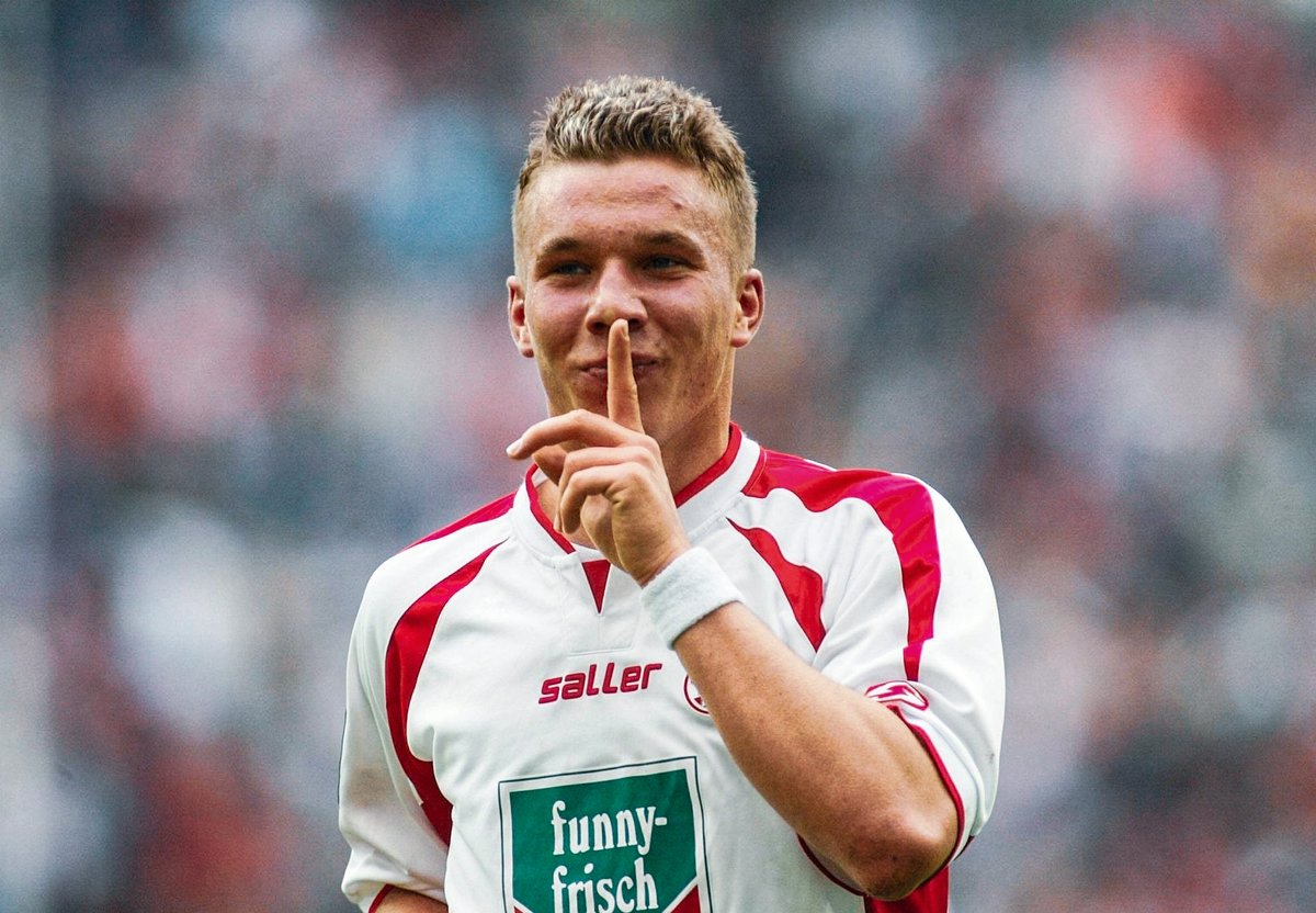 Scouted Football Lukas Podolski 1 Fc Koln 18 Years Old