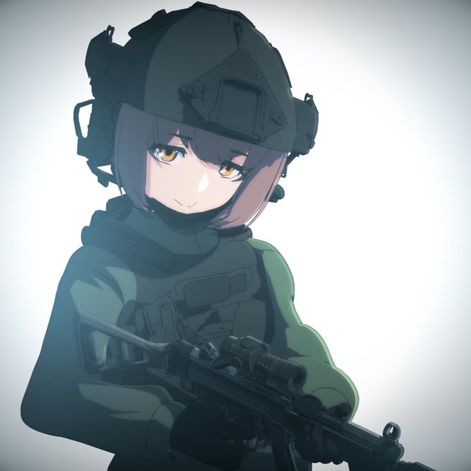 ミリタリー少女を3Dにて作ってみた。これから動かす
#blender #b3d #indie_anime 