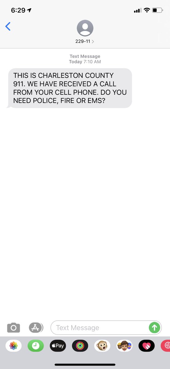 samarbear's tweet photo. I was half asleep trying to snooze my alarm on my phone this morning and somehow managed to dial 911 😅 https://t.co/dyasJJE1qB
