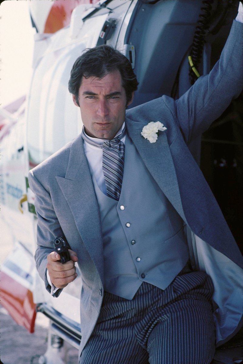 A production still of Timothy Dalton as James Bond on location at Sugar Loaf Shores Airport, Florida Keys, USA during filming for Licence To Kill (1989) The way that Tim approached Bond in his 2nd outing was unmistakably Ian Flemings's creation incarnate.  #Bond  #JamesBond