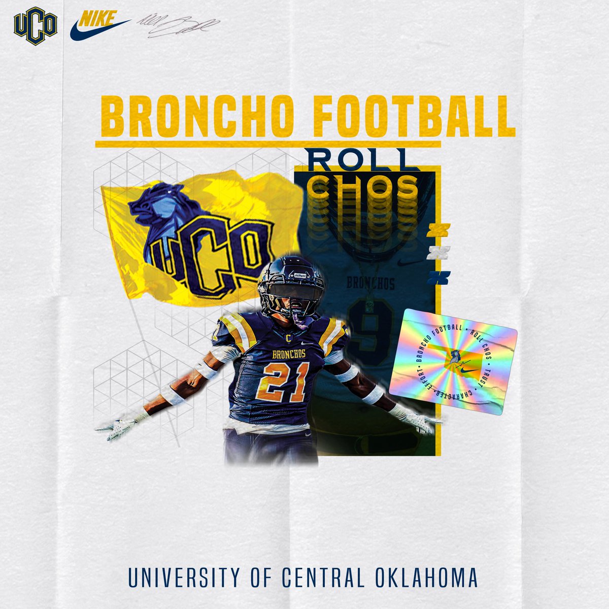 After a great phone call with <a href="/CoachSanders96/">rashad sanders</a> I am blessed to say that I have received my first offer from The University of Central Oklahoma @BedfordAgency <a href="/doctor_glenn/">Coach Glenn Stallings</a> <a href="/NewcastleFTBL/">Newcastle Racer Football</a>