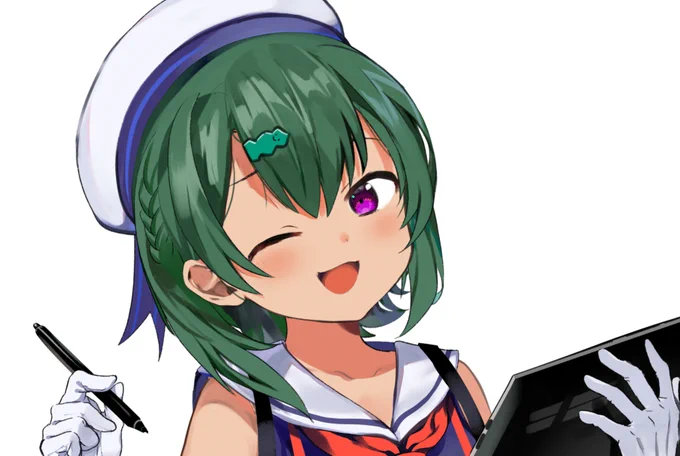 見てごらんこのかわいいウィンク? #昆布わかめ 