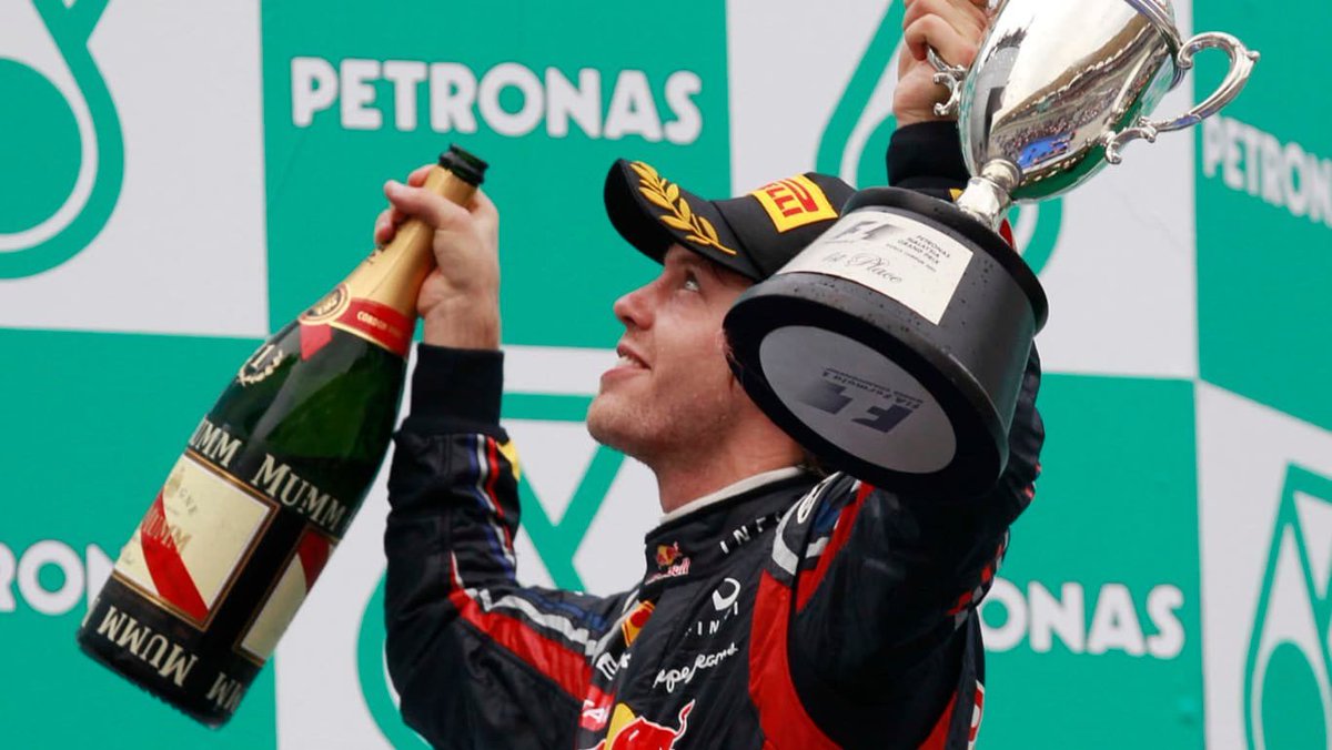 2011 Malaysian Grand PrixRed Bull RB756 laps, 310.408 kmPole position: Sebastian VettelAnother dominant display by Vettel as it was the second straight victory for the reigning Formula One world champion after just claiming the season-opener.
