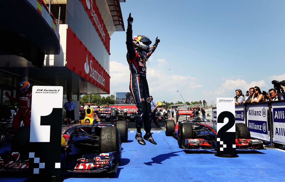 2011 Spanish Grand PrixRed Bull RB766 laps, 307.104 kmSebastian Vettel took the lead, a position which he held to a stern until the end of the race in spite of the efforts of Lewis Hamilton, who fought him all the way to the close.