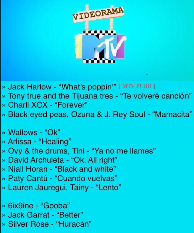 MTVLA_Musica's tweet photo. Hemos sido invadidos estos dias de temas que nos hacen pensar que ya los hemos escuchado antes y eso es porque usan sampleos de otras canciones. La Playlist de hoy trae algunas.
Esto se vería a partir de las 3 PM (🇲🇽/🇨🇴)
• Videorama
• Tu Mix De Hoy: #Sampleos
• MTV tus 10 https://t.co/QezRKPvyOi
