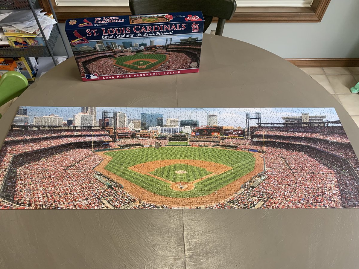 jvanz84's tweet photo. Just finished a 1,000 piece puzzle I started last Tuesday. Only having 999 choices was very infuriating.
#1pieceshort
#leftcenter https://t.co/7mls2F3Ptt