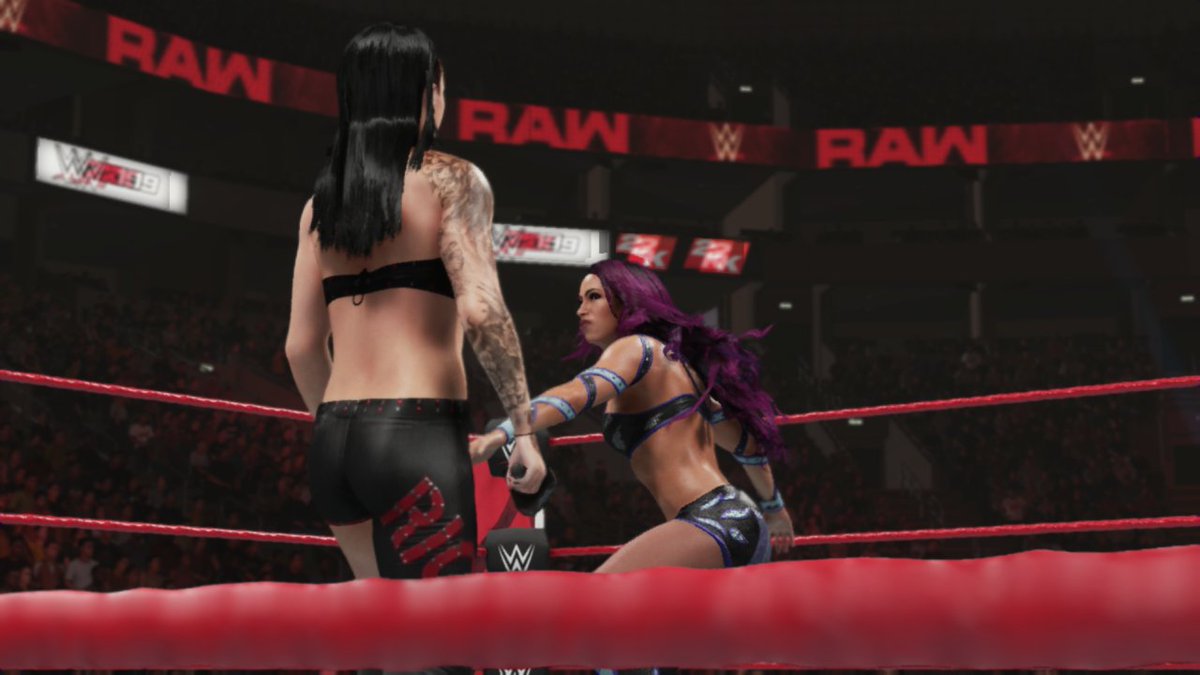 floydbanks2k26's tweet photo. @RubyRiottWWE didn't like @SashaBanksWWE costing her a title shot, then hearing she had no interest for the title, Ruby valve to win the #WomensNationalChampionship of Bayley if she wins.

#WWERaw
#WWE2K19 #XboxShare #UniverseMode #TLC #XboxOne #SashaBanks #RubyRiott #SashaVsRuby https://t.co/sEs7Ka93es