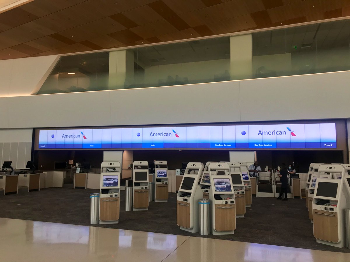 flySFO's tweet photo. ✨ Welcome to SFO’s #HarveyMilkTerminal1, the new home for @AmericanAir, @SouthwestAir, and @JetBlue! https://t.co/S27VSKO8D8
