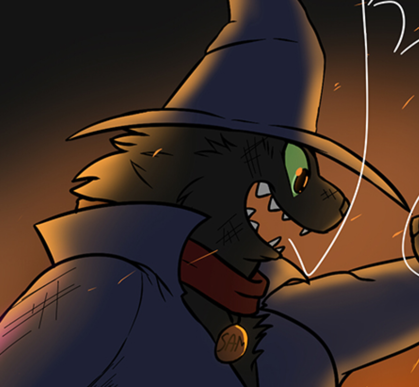 Riiswolf's tweet photo. I think I struggle with side profiles of faces with wide eyes. They never look right to me. It's not wide enough, although it can't be as wide as if seen from the front. But when I "fix" it, I make them too wide! So I gotta fix it. xD https://t.co/v0bxfTEIwf