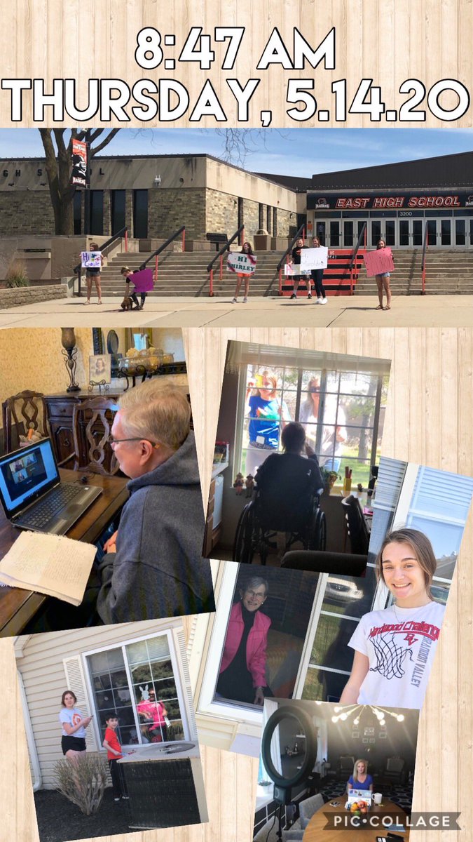 EHStuCo's tweet photo. Catch the story about our Bickford Buddies pandemic project on 💥 national tv 💥 tomorrow at 8:47 on CBS This Morning! https://t.co/WWZoJv7KsR