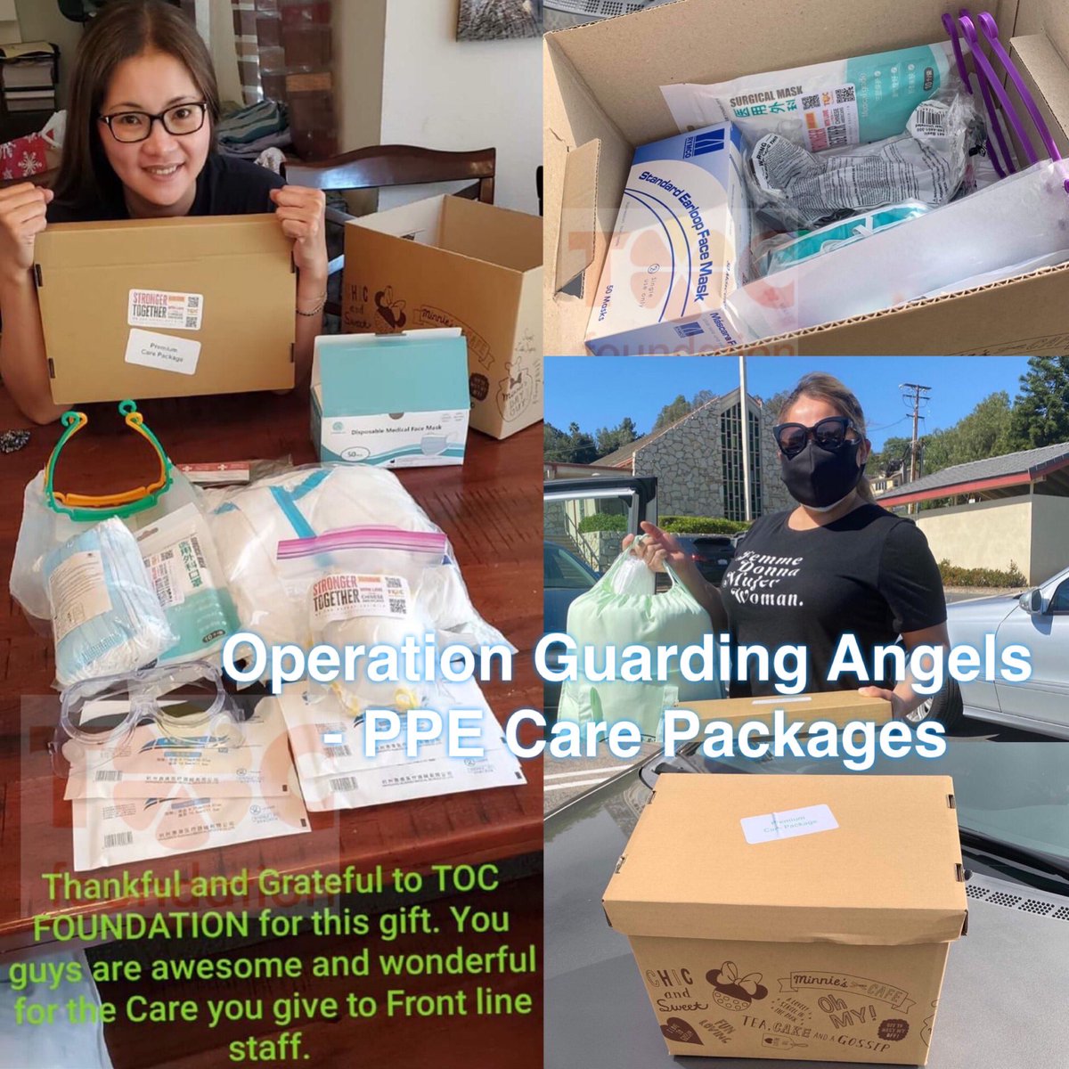 FoundationToc's tweet photo. Thank you for sharing your picture with us! We love to see your big smile 😁 Stay SAFE❤️
Tag yourself on our album or post it then use Hashtag
#TOCFPPECarePackage
#TOCFoundation
#GuardingTheAngels
#GetMePPE
#PPEShortages
#Covid19
#StrongerTogether
#inthistogether https://t.co/vGw9BlKpc3