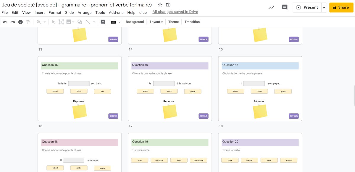 Hey  @OCDSB,  #OCDSBLearnAtHome &  @KanataHighlands, looking to encourage connection and interaction b/w students? I have created interactive games in  #GoogleSlides with French instructions!  #trivia  #checkers  #snakesandladders  #guesswho. I'll share links for copying below.