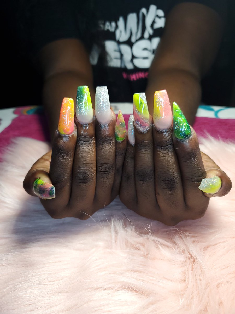 PinkTipz's tweet photo. Tampa Nail Tech 
#pinktipz #ilovenails #longnails #tampatalent #813nails #tampanails #blackgirlsdonails #homenailtech #brandonnails #brandonnailtech https://t.co/c6JSEsSgTf