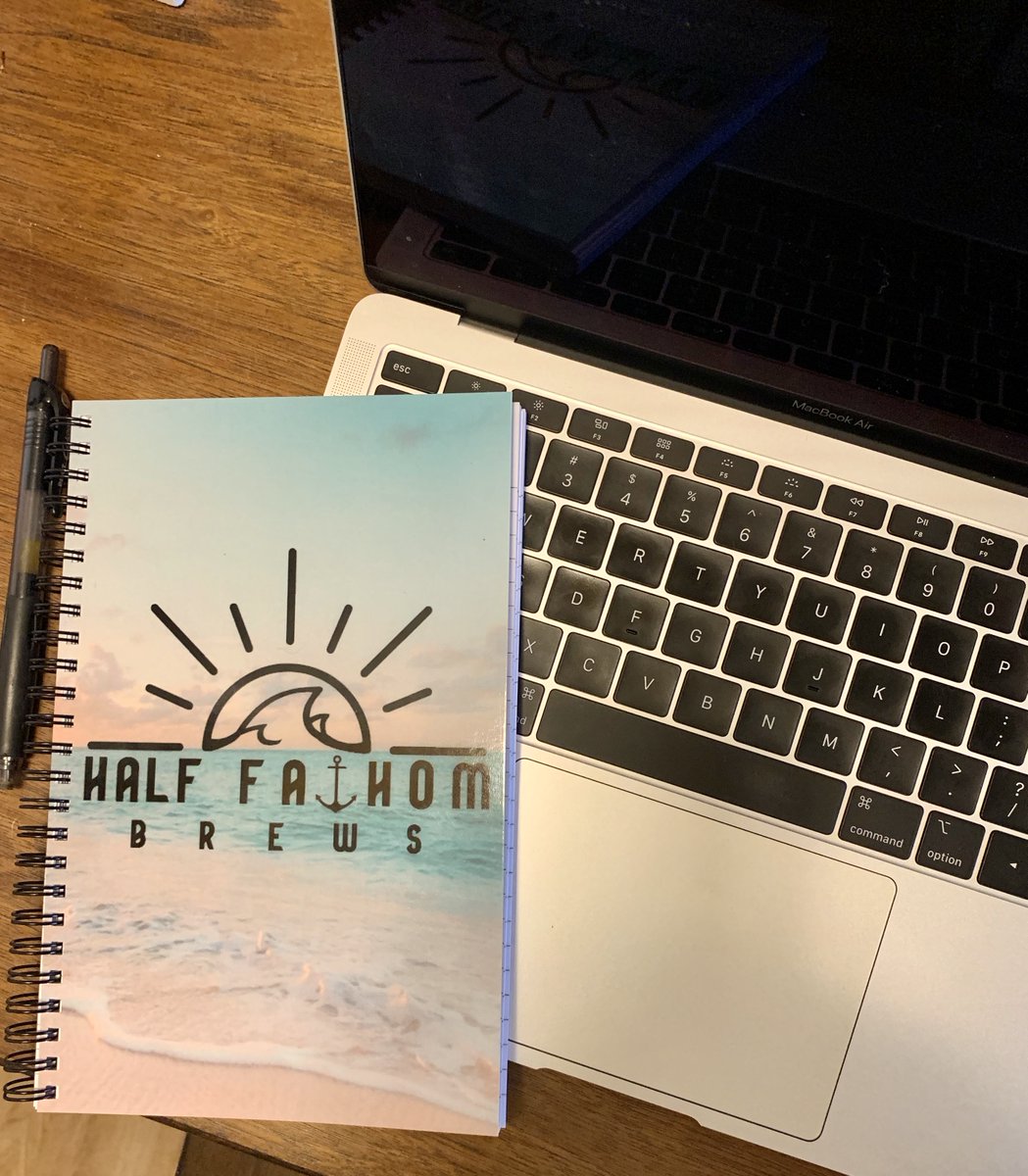 BeachHazeDesign's tweet photo. Logo and notebook design for Half Fathom Brews(Kombucha).
Let Beach Haze Designs take care of all of your company marketing and creative needs! #logodesign #beachhazedesigns #beachhaze #logos #stayhazy #kombucha #halffathombrews https://t.co/ZOuUoCHgln