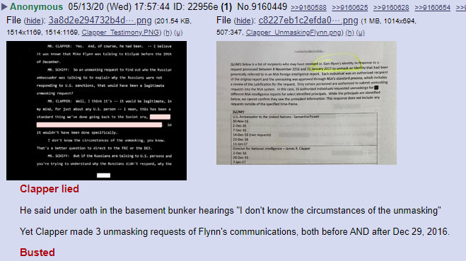 M2Madness's tweet photo. Anon busted Clapper...
He lied about the unmasking... #ObamaGate #QAnon https://t.co/Tur5OpHbzh