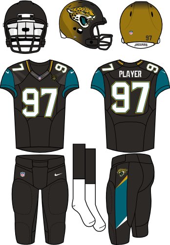 Jaguars: ???? either extend the pants the entire length or don’t have any at all