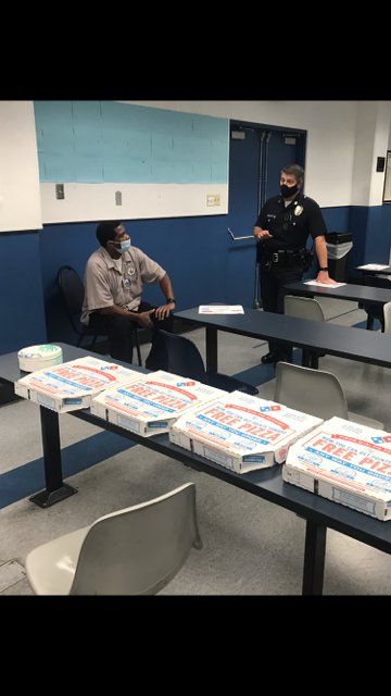 DeonLapd's tweet photo. Thanking our incredible custodial staff. They work really hard to keep us safe. None better in the city. @LAPDHQ @LAPDCentralArea https://t.co/Q7L3nDuPwo