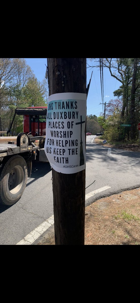 Check out these #DHSCares posters! You can find ones like these made by Dux Stuco members posted all around town!