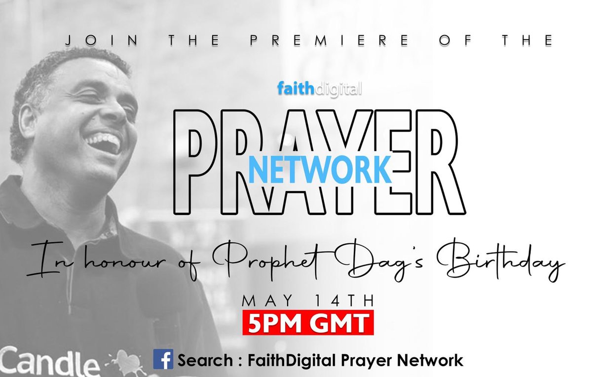 Check out the debut of FaithDigital Prayer Network tomorrow at 5PM GMT!!